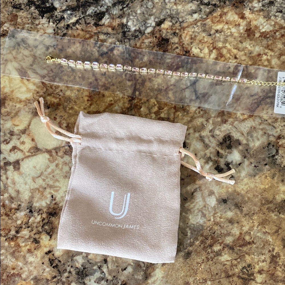 Uncommon James Gold and Pink Tone Bracelet